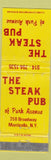 Matchbook Cover - Steak Pub Monticello NY WORN