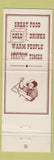 Matchbook Cover - Fat Frank's Saloon
