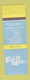 Matchbook Cover - Ellie Mae's Colonie NY WEAR