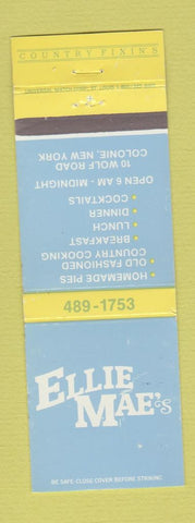 Matchbook Cover - Ellie Mae's Colonie NY WEAR