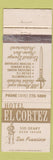 Matchbook Cover - Hotel El Cortez San Francisco CA WEAR