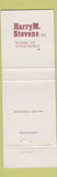 Matchbook Cover - Harry M Stevens Catering Sports