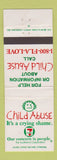 Matchbook Cover - Stop Child Abuse 7-11 Stores