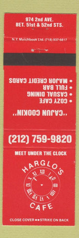 Matchbook Cover - Harglo's Cafe New York City Cajun