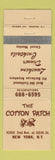Matchbook Cover - The Cotton Patch New York City