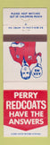 Matchbook Cover - Perry Redcoat Drug Stores?