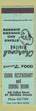 Matchbook Cover - Diana Restaurant St Thomas ON