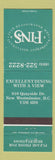Matchbook Cover - Fins Restaurant New Westminster BC