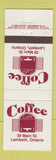 Matchbook Cover - Coffee Cafe Lambeth ON