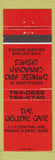 Matchbook Cover - Deluxe Cafe Chinese Prince Albert SK