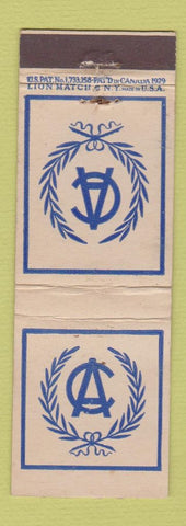 Matchbook Cover - Athletic Club? Lion Canada 1929