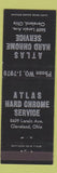 Matchbook Cover - Atlas Hard Chrome Service Cleveland OH