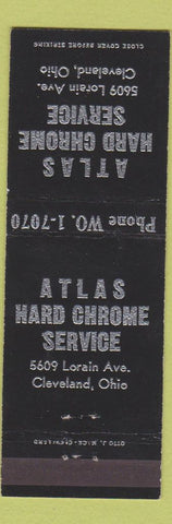 Matchbook Cover - Atlas Hard Chrome Service Cleveland OH