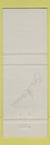 Matchbook Cover - Colonial Tavern Restaurant Jazz Toronto ON
