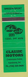 Matchbook Cover - Classic Motors Transmission Kapuskasing ON