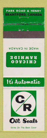 Matchbook Cover - Chicago Rawhide Oil Seals Brantford ON