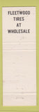 Matchbook Cover - Derzon Auto Parts Milwaukee WI