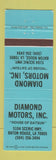 Matchbook Cover - Diamond Motors Datsun Baton Rouge LA