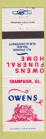 Matchbook Cover - Owens Funeral Home Champaign IL