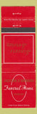 Matchbook Cover - Jackson and Bernard Funeral Home Sudbury ON WEAR