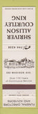 Matchbook Cover - Shriver Allison Courtley King Funeral Home Cleveland?