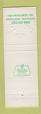 Matchbook Cover - LJ Griffin Funeral Home Westland MI