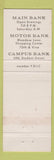Matchbook Cover - Gateway Bank and Trust Lincoln NE WEAR
