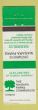 Matchbook Cover - Niagara Parks Commission ON