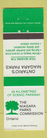 Matchbook Cover - Niagara Parks Commission ON