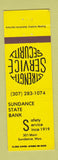 Matchbook Cover - Sundance State Bank WY