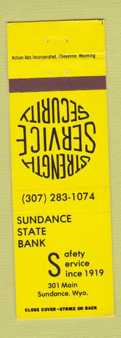 Matchbook Cover - Sundance State Bank WY