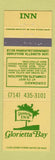 Matchbook Cover - Glorietta Bay Inn Coronado CA