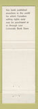 Matchbook Cover - University of Saskatchewan SK