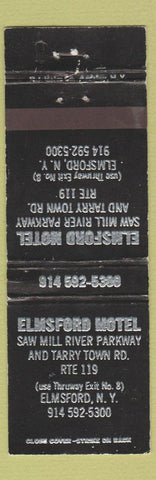 Matchbook Cover - Elmsford Motel NY WEAR