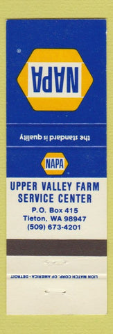 Matchbook Cover - NAPA Auto Parts Tieton WA