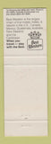 Matchbook Cover - Cosmic Age Lodge Best Western Anaheim CA