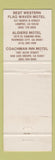 Matchbook Cover - Fantasy Motor Inn Anaheim CA San Luis Obispo Palm Springs