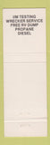 Matchbook Cover - Call Earl oil gas
