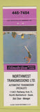 Matchbook Cover - Northwest Transmission North Battleford SK
