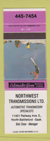 Matchbook Cover - Northwest Transmission North Battleford SK