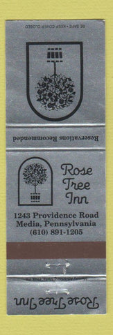 Matchbook Cover - Rose Tree Inn Media PA