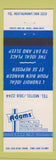 Matchbook Cover - Adams Motel Gaspe QC