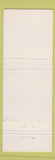 Matchbook Cover - Adams Motel Gaspe QC