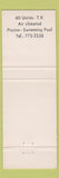 Matchbook Cover - Motel St Hyacinthe QC