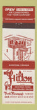 Matchbook Cover - Hilton Restaurant Winnipeg MB