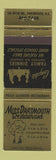 Matchbook Cover - Miss Dartmouth Restaurant NS girlie