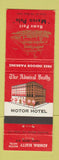 Matchbook Cover - Admiral Beatty Motor Hotel St John NB
