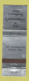 Matchbook Cover - Diamond's Strip Club Oregon OH