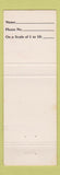 Matchbook Cover - Sheila's Tavern New Orleans LA WEAR