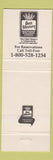 Matchbook Cover - Best Western Garden Villa Roseburg OR